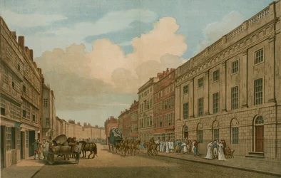 Haus der East India Company, Leadenhall Street, London, neu gestaltet im Jahr 1726
