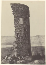Turm vom Blitz getroffen, Saint-Ouen-Bucht, 1854