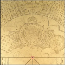Astrolabium: Detail Vorderseite, ca. 1552