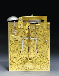 James II montierte Schlaguhr mit Viertelwiederholung, Nr. 166, ca. 1690-95