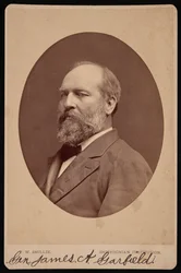 Porträt von James Abram Garfield 1831-1881, Juni 1880