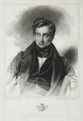 Porträt von Graf Michail Jurjewitsch Wiljegorski, frühe 1830er Jahre