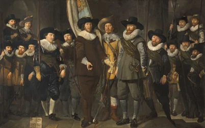 Offiziere und andere Bürgerwehrmänner des III. Bezirks von Amsterdam