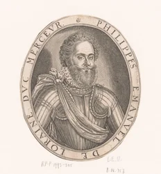 Porträt von Philippe-Emmanuel de Lorraine, Herzog von Mercoeur