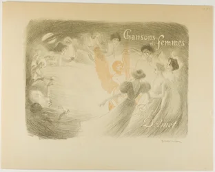 Chansons de femmes, Umschlag für ein Buch von Paul Delmet