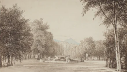 Aus der Villa Reale (jetzt Villa Nazionale) bei Neapel