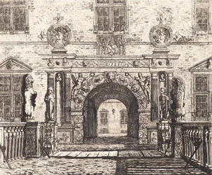 Einfahrtstor in Vallø