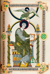 Heiliger beim Schreiben, 1849