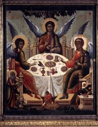 Die Gastfreundschaft Abrahams (17. Jahrhundert)