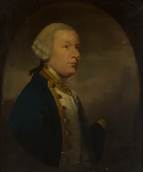 Halbporträt von Admiral Robert Duff von Fetteresso
