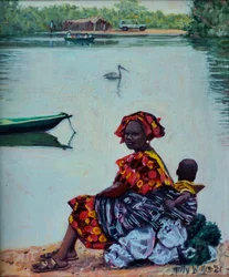 Warten auf die Fähre