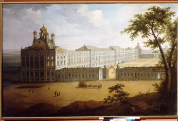 Der große Palast in Zarskoje Selo (Russland)