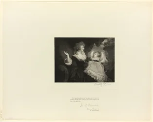 Herzogin von Devonshire und Kind, aus Old English Masters
