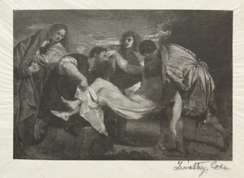 Alte italienische Meister: Die Grablegung, 1889