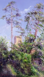 Kiefer und Turm