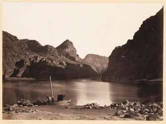 Black Canyon, Colorado River, vom Lager 8, flussaufwärts blickend