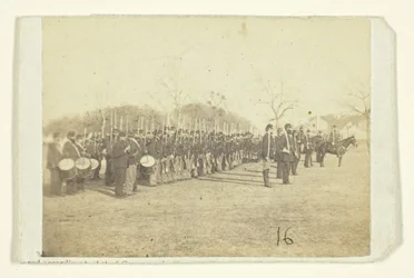 50. Pennsylvania-Infanterie in Paradeformation