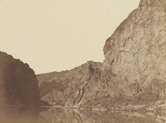 Schwarzer Canyon, Colorado River, Blick von Big Horn Camp, Nr. 4, 1871