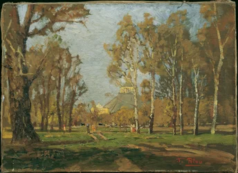 Im Prater bei der Rotunde