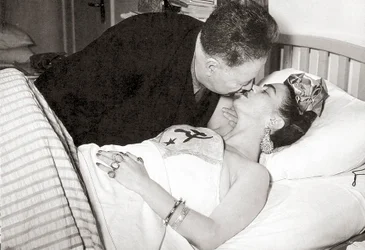 Frida Kahlo und Diego Rivera im Blauen Haus (Casa Azul), Coyoacan, Mexiko-Stadt, 1940