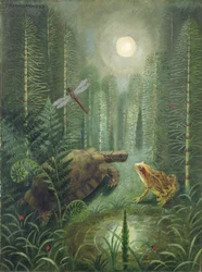 Prähistorische Begegnung