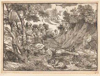 Landschaft mit dem heiligen Hieronymus