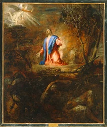 Christus betet im Garten der Oliven