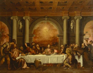 Skizze für das letzte Abendmahl