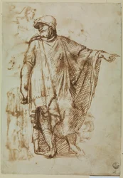 Soldat mit Mantel