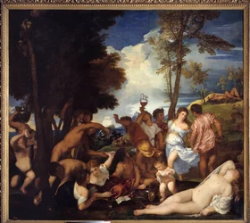 Ankunft des Bacchus auf der Insel Andros (Bacchanal der Andrier)
