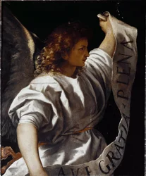 Polyptychon Averoldi: Verkündigungsengel