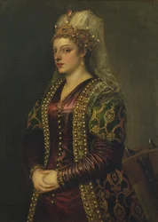 Porträt von Caterina Cornaro, Ehefrau von Jakob II. von Zypern