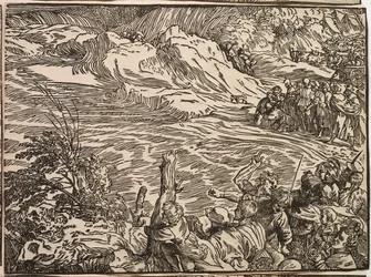 Die Untertauchen der Armee des Pharaos im Roten Meer