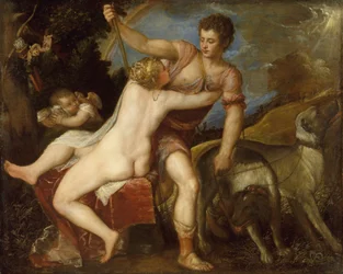 Venus und Adonis, 1550er Jahre