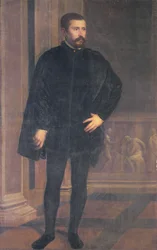 Porträt von Diego Hurtado de Mendoza (1503-75), spanischer Politiker