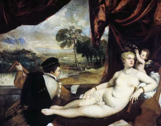 Venus und der Lautenspieler, ca. 1565-1570