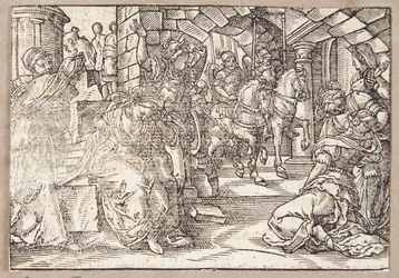 Römische Mütter fallen in Ohnmacht bei der Rückkehr ihrer Söhne aus dem Krieg