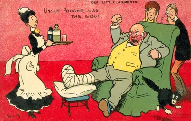 Unsere kleinen Leiden, Onkel Podger hat die Gicht