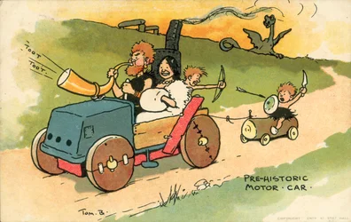 Prähistorisches Auto