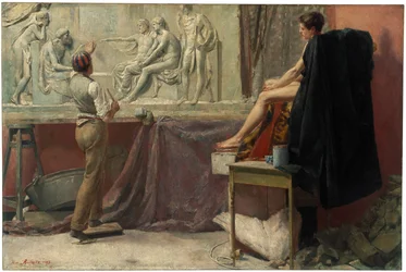 Das Atelier des Bildhauers, 1885