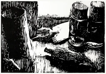 Schwarz-Weiß-Flaschen