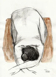Ausdrucksstudie einer Figur