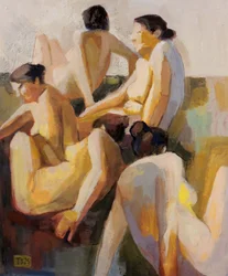 Figuren in einem Raum I