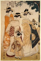 Neujahrsparade in Yoshiwara