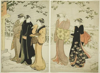 Matsuchi-Hügel nach Schneefall