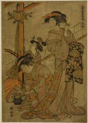 Morgen der Iris, aus der Serie "Fünf Feste in den Vergnügungsvierteln"