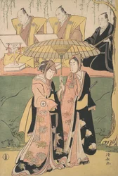 Szene aus einem Shosa-Akt, ca. 1788