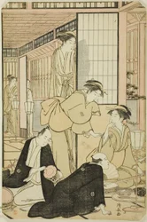 Der achte Monat, aus der Serie "Zwölf Monate im Süden (Minami juni ko)"