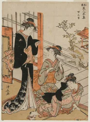Drei Frauen (aus der Serie Eine kurze Sammlung japanischer Schönheiten)