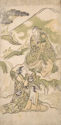 Szene aus einem Drama, ca. 1749